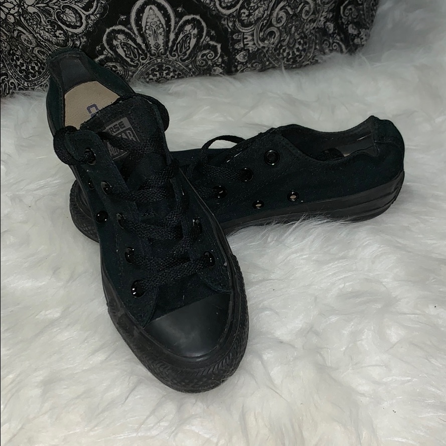All Black Converse